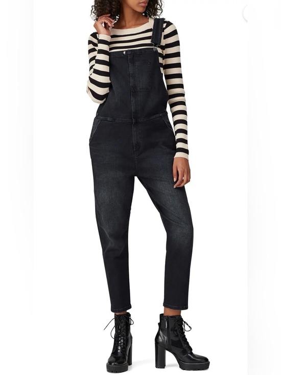 Current/Elliott Tops - The It Girl Top Current/Elliott Black & Cream stripe long sleeve ribbed sweater
